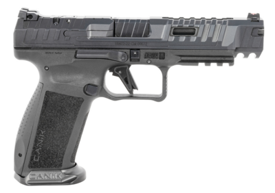 Canik HG6815N SFx Rival 9mm Luger 18+1 5&quot; Barrel, Rival Dark Side Black Frame w/Picatinny Accessory Rail, Aggressive Serrated Steel Slide w/Optic Cut/Ports, Black Dark Side Interchangeable Backstrap G