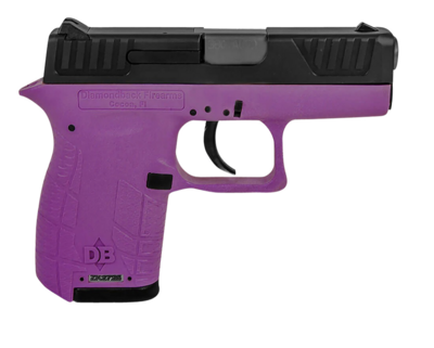 Diamondback DB0100E111 G4 380 ACP 6+1 2&quot; Stainless Steel Barrel, Black Serrated Slide, Pink Polymer Frame w/Beavertail, Pink Polymer Grips