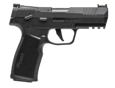 Sig Sauer 322CBAS10 P322 22 LR 10+1 4&quot; Black Steel Threaded Barrel, Black Hard Coat Anodized Optic Ready/Serrated Slide, Black SS/Polymer Frame w/Picatinny Rail &amp; Black Polymer Grips