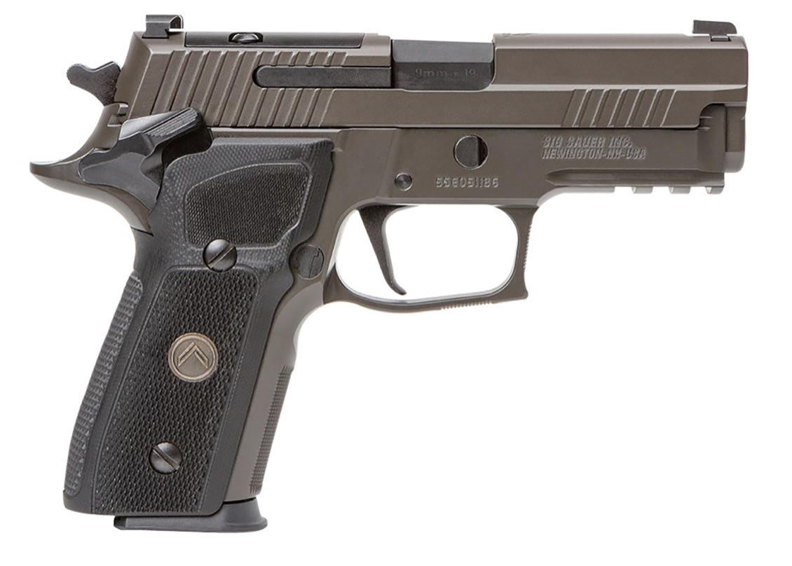 Sig Sauer E29R9LEGIONR2 P229 Compact Legion 9mm Luger 3.90&quot; 15+1, Legion Gray Cerakote, Picatinny Rail/Beavertail Frame, Romeo 1 Cut Slide, Black G10 Grip, Night Sights