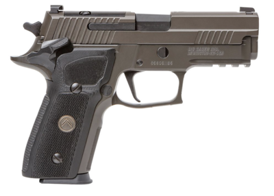 Sig Sauer E29R9LEGIONR2 P229 Compact Legion 9mm Luger 3.90&quot; 15+1, Legion Gray Cerakote, Picatinny Rail/Beavertail Frame, Romeo 1 Cut Slide, Black G10 Grip, Night Sights