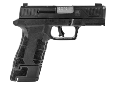 Diamondback DBAM29 Sub-Compact 9mm Luger Caliber with 3.50&quot; Barrel, 12+1 or 17+1 Capacity, Black Finish Picatinny Rail &amp; Serrated Trigger Guard Frame, Serrated Black Nitride Finish Stainless Steel Sli