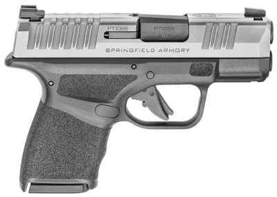 Springfield Armory HC9319S Hellcat Micro-Compact 9mm Luger 13+1/11+1 3&quot; Melonite Barrel, Black Polymer Frame w/Picatinny Acc. Rail &amp; Polymer Adaptive Texture Grip, Top Serrated Stainless Steel Slide