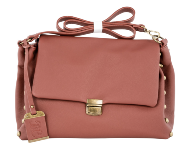 Bulldog Hobo Purse w/Holster Rust PU Leather Most Sm Pistols &amp; Revolvers Ambidextrous Hand