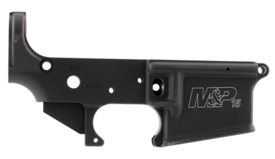 Smith &amp; Wesson 812000 Stripped Lower Receiver 223 Rem, 5.56x45mm NATO 7075-T6 Aluminum Black for S&amp;W M&amp;P15