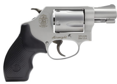 Smith &amp; Wesson 163050 Model 637 Airweight 38 S&amp;W Spl +P Stainless Steel 1.88&quot; Barrel &amp; 5rd Cylinder, Matte Silver Aluminum Alloy J-Frame, Integral Front Sight, Internal Lock
