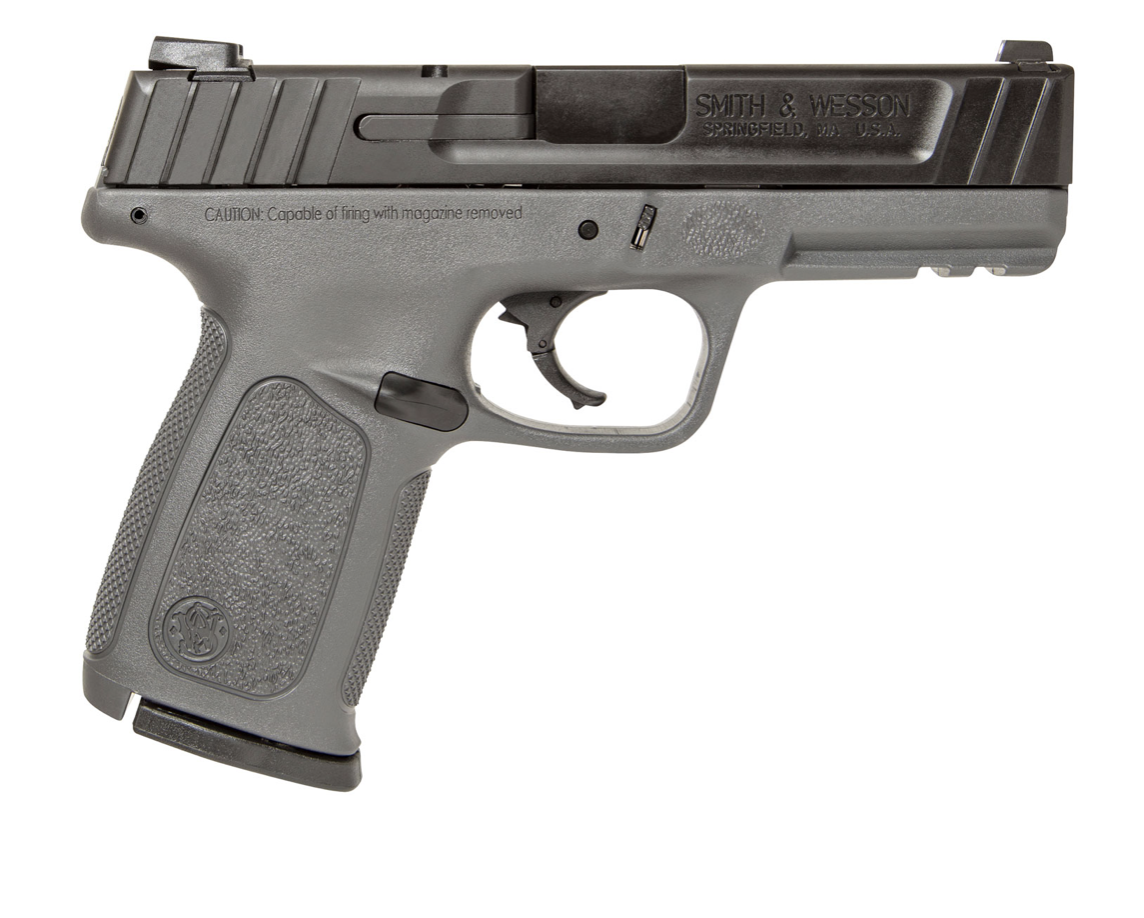 Smith &amp; Wesson 11996 SD 40 S&amp;W Stainless Steel 4&quot; Barrel 14+1, Gray Polymer Frame With Picatinny Acc. Rail, Armornite Stainless Steel Slide, Textured Polymer Grip, No Manual Safety