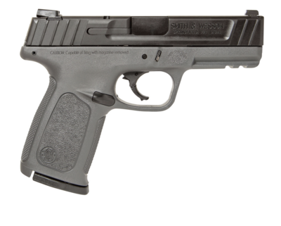 Smith &amp; Wesson 11996 SD 40 S&amp;W Stainless Steel 4&quot; Barrel 14+1, Gray Polymer Frame With Picatinny Acc. Rail, Armornite Stainless Steel Slide, Textured Polymer Grip, No Manual Safety