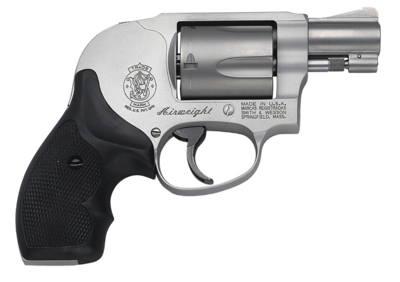Smith &amp; Wesson 163070 Model 638 Airweight 38 Special + P Stainless Steel 1.88&quot; Barrel &amp; 5rd Cylinder, Matte Silver Aluminum Alloy J-Frame, Polymer Grip, Internal Lock