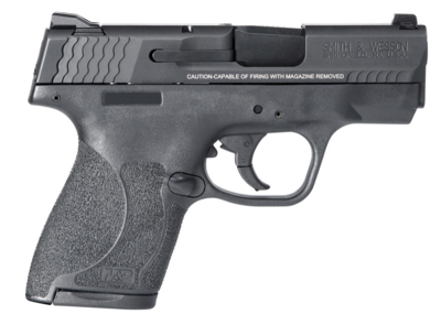 Smith &amp; Wesson 11806 M&amp;P Shield M2.0 9mm Luger 3.10&quot; Barrel 7+1 Or 8+1, Black Polymer Frame &amp; Grip, Armornite Stainless Steel Slide, Manual Safety
