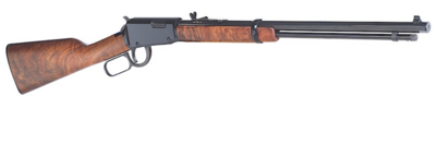 Henry H001T Frontier 22 Short Caliber with 16 LR/21 Short Capacity, 20&quot; Octagon Barrel, Black Metal Finish &amp; American Walnut Stock Right Hand (Full Size)