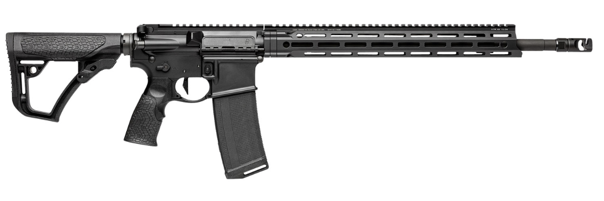 Daniel Defense 0212816541055 DDM4 V7 Pro *CA Compliant 5.56x45mm NATO 18&quot; 10+1 Black Hard Coat Anodized 6 Position w/SoftTouch Overmolding Stock