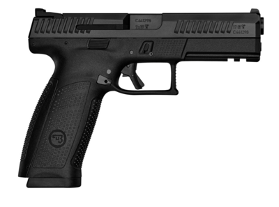 CZ-USA 01540 P-10 F 9mm Luger 10+1 4.50&quot; Cold Hammer Forged Barrel, Black Nitride Inside Railed/Serrated Slide, Black Polymer Frame w/Picatinny Rail, Serrated Trigger Guard &amp; Reversible Mag Release, B