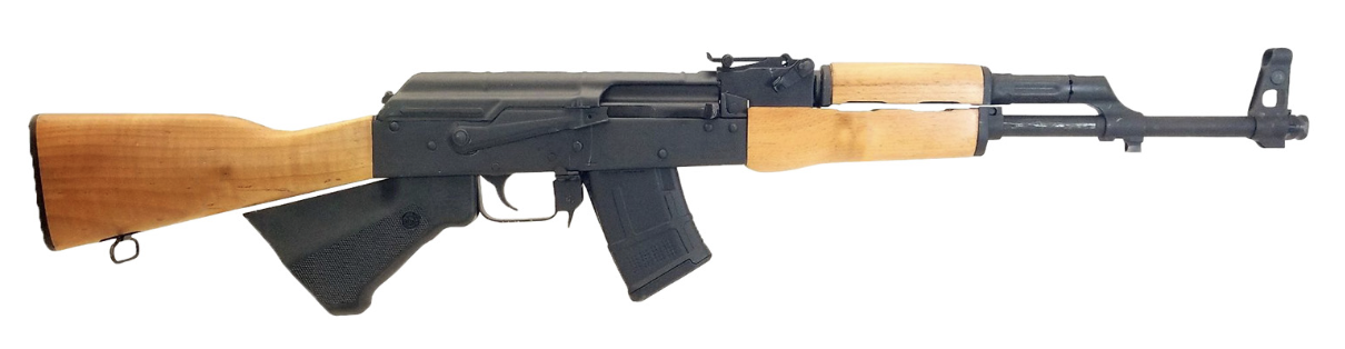 Century Arms RI3333CCN WASR-10 *CA Compliant 7.62x39mm 10+1 16.25&quot; Chrome-Lined Hammer Forged Barrel, Hardwood Stock &amp; Forend, Black Polymer Grip w/Integrated Shark Fin, Includes 1 10rd Magazine