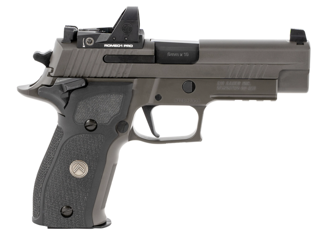 Sig Sauer E29R9LEGIONRXP P229 Compact Legion RXP 9mm Luger Caliber with 3.90&quot; Barrel, 15+1 Capacity, Overall Legion Gray Cerakote Metal Finish, Picatinny Rail Frame, Serrated/Optic Cut Slide, Black G1