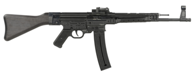 Mauser Rimfire 4440019CA STG-44 *CA Compliant 22 LR Caliber with 10+1 Capacity, 16.50&quot; Barrel, Black Metal Finish &amp; Fixed Wood Stock (Full Size)