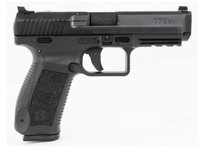 Canik HG4863N TP9SA Mod.2 9mm Luger 18+1 4.46&quot; Barrel, Black Frame w/Picatinny Accessory Rail, Serrated Steel Slide, Interchangeable Backstrap Grip, Includes 2 Magazines