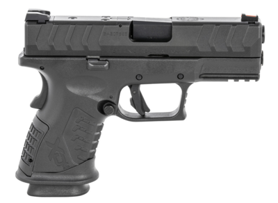 Springfield Armory XDME9389CBHCOSPGU22 XD-M Elite Compact OSP Gear UP Package 9mm Luger 14+1 3.80&quot; Melonite Barrel, Black Polymer Frame, Optic Ready Slide, Interchangeable Backstrap, Includes 5 Mags