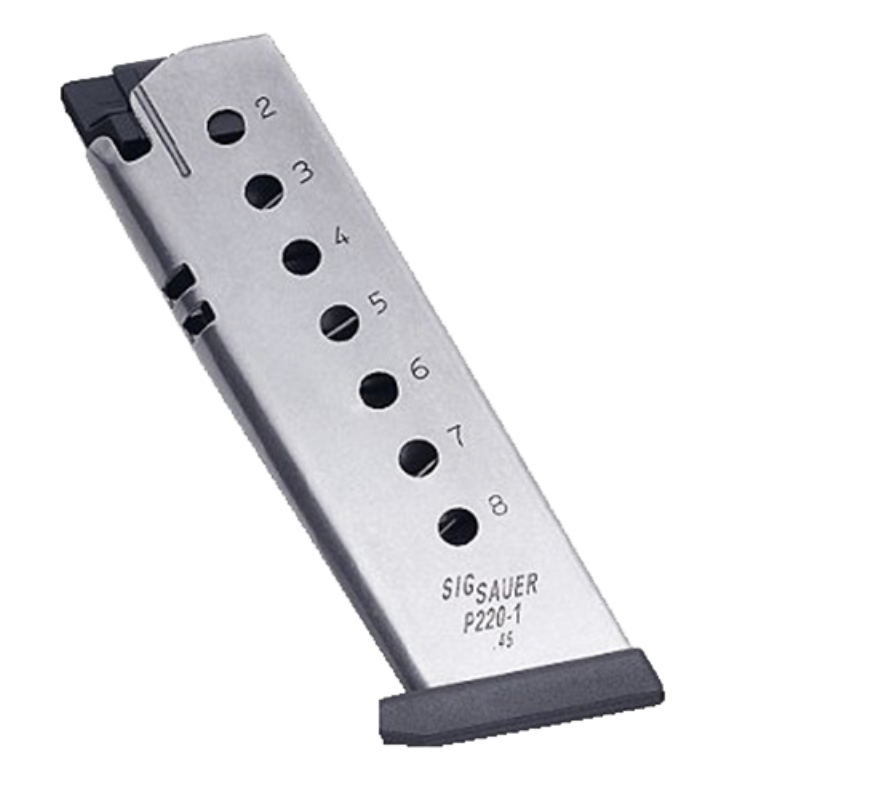 Sig Sauer P220 8rd 45 ACP For Sig P220 Stainless Steel