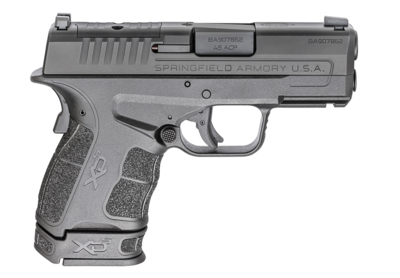 Springfield Armory XDSG93345BOSP XD-S Mod.2 OSP 45 ACP 6+1/5+1 3.30&quot; Barrel, Black Polymer Frame w/Picatinny Acc. Rail, Optic Ready Black Melonite Steel Slide, Enhanced Mod.2 Textured Grip