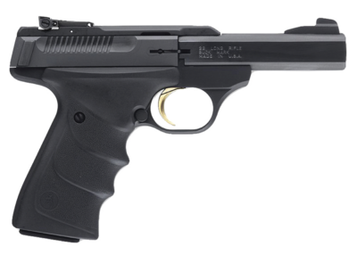 Browning 051408490 Buck Mark Standard Micro *CA Compliant 22 LR 10+1 4&quot; Slab Side Barrel, Matte Black Serrated Steel Slide &amp; Aluminum Frame, Black Overmolded Grips