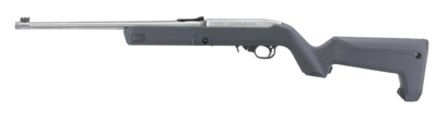 Ruger 31152 10/22 Takedown 22 LR 10+1 16.40&quot; Barrel, Satin Stainless Steel, Magpul X-22 Backpacker Stealth Gray Stock, Cross-Bolt Manual Safety, Includes 4 BX-1 Magazines