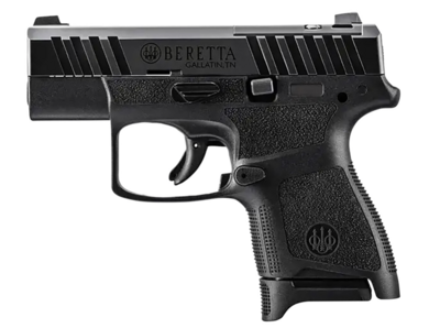 Beretta USA JAXN9208A1CO APX A1 Carry 9mm Luger 8+1 3&quot; Blued Steel Barrel, Black Optic Ready/Serrated Slide, Black Polymer Frame, Black Polymer Grips Features Burris Fast Fire
