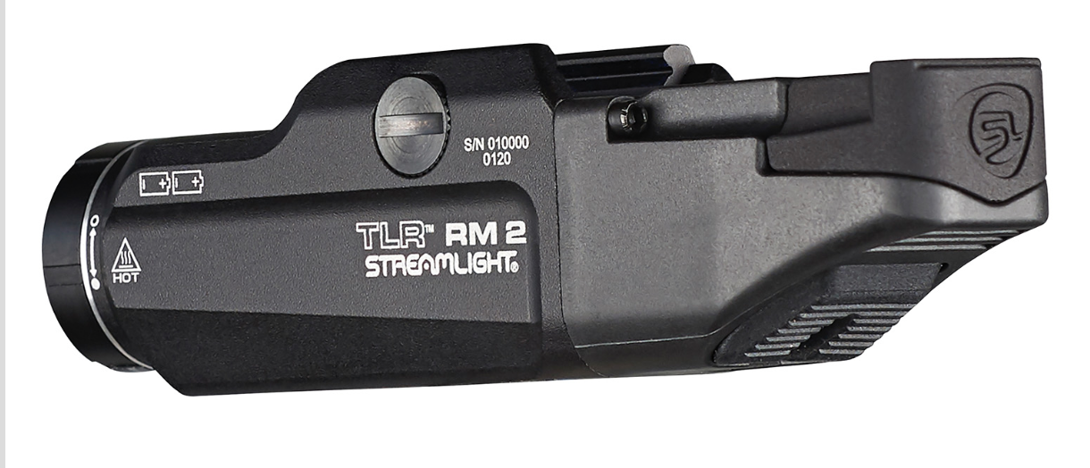 Streamlight 69451 TLR RM 2 Weapon Light For Long Gun 1000 Lumens Output White LED Light 200 Meters Beam 1913 Picatinny Rail Mount Black Anodized Aluminum