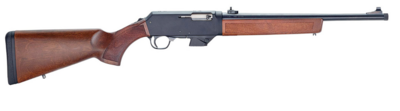 Henry H027H9S Homesteader w/Sig/S&amp;W Mag Well Adapter 9mm Luger 10+1 16.37&quot; Blued Steel Threaded Barrel, Black Anodized Aluminum/Optic Ready Receiver, American Walnut Fixed Stock w/2-Piece Grips Ambide
