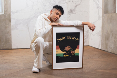 Black Power Juneteenth 2023 Framed Poster