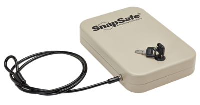 SnapSafe 752002325 SnapSafe Lock Box Large Key Entry Flat Dark Earth Steel