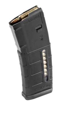 Magpul MAG570-BLK PMAG GEN M2 MOE Black Detachable with Capacity Window 30rd 223 Rem, 5.56x45mm NATO for AR-15, M16, M4