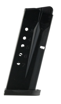ProMag Standard Blued Steel Detachable 7rd 9mm Luger for S&amp;W M&amp;P Shield