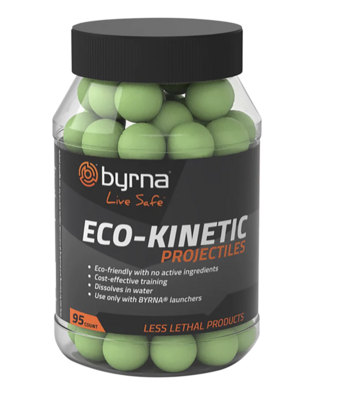 Byrna Technologies RB68403 ECO-Kinetic 95ct Green for Byrna Launchers