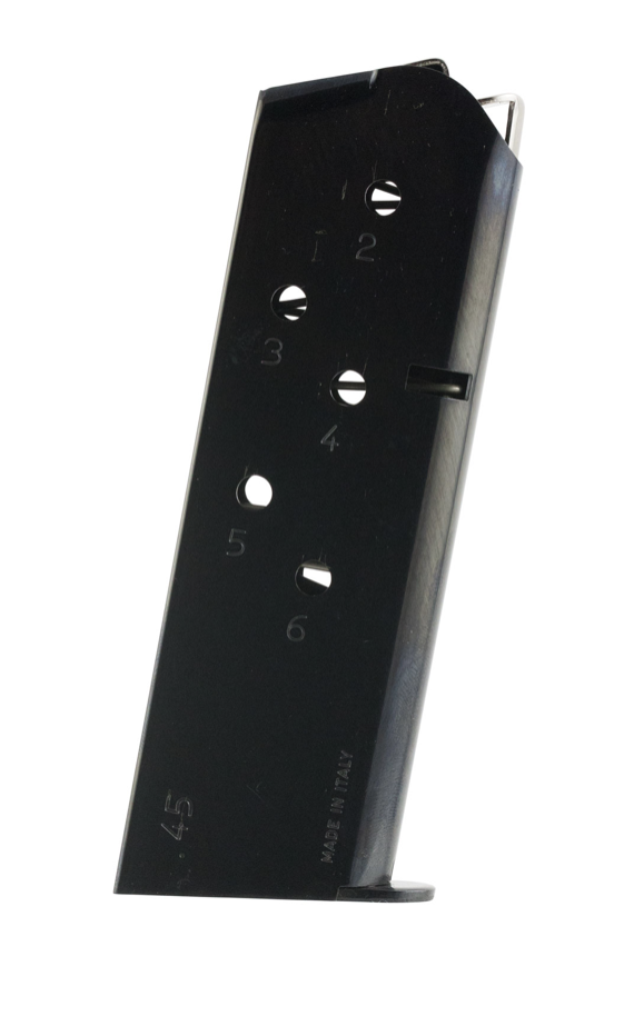 Mec-Gar  Standard Blued Detachable 6rd 45 ACP for 1911 Officer