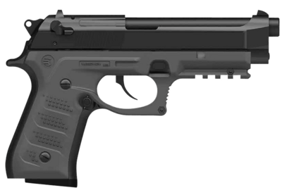 Recover Tactical BC204 Grip &amp; Rail System Gray Polymer Picatinny for Most Beretta 92 &amp; M9 Models