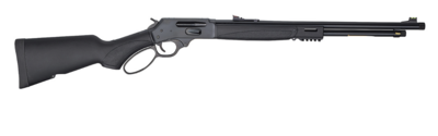 Henry H009X X Model 30-30 Win Caliber with 5+1 Capacity, 21.37&quot; Barrel, Overall Blued Metal Finish &amp; Black Synthetic Stock Right Hand (Full Size)