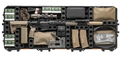Magpul MAG1301-BLK DAKA Grid Organizer Black Polypropylene for Pelican 730 Vault Tactical Rifle Case