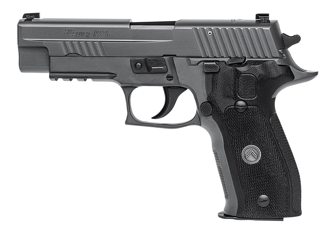 Sig Sauer 226R9LEGIONRXP P226 Full Size Legion RXP 9mm Luger Caliber with 4.40&quot; Barrel, 10+1 Capacity, Overall Legion Gray Cerakote Metal Finish, Picatinny Rail Frame, Serrated/Optic Cut Slide, Black