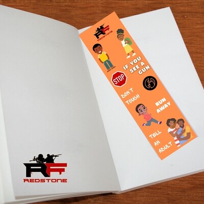 Kids Firearms Safety Paper Bookmark