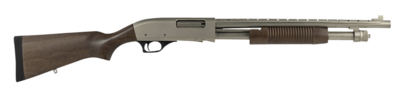 Tokarev USA 21000409 TX3 12 Gauge 18.50&quot; 3&quot; 5+1, Nickel Metal Finish, Turkish Walnut Stock, Fiber Optic &amp; Ghost Ring Sight (Accepts Mossberg 590 Furniture)