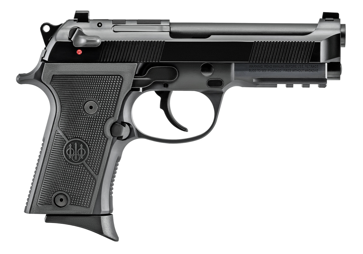 Beretta USA J92CR92070 92X RDO Compact 9mm Luger 4.25&quot; Barrel 10+1, Black Polymer Frame, Serrated Bruniton Finish Steel Optic Cut Slide, Polymer Grip, Manual/Decocker Safety