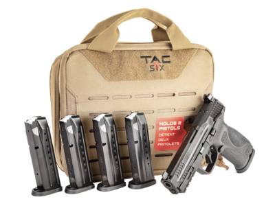 Smith &amp; Wesson 13734 M&amp;P M2.0 Bundle Full Size 9mm Luger 17+1 4.25&quot; Black Barrel, Black Armornite Optic Ready/Serrated Slide, Matte Black Polymer Frame w/Picatinny Rail, Black Interchangeable Backstra