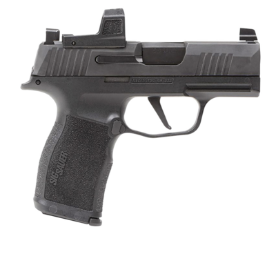 Sig Sauer 365X9BXR3RXZE10 P365X ROMEOZERO Elite 9mm Luger 10+1 3.10&quot; Black Barrel, Nitron Optic Ready/Serrated SS Slide, Black Stainless Steel Frame w/Sig Rail, Black X Polymer Grips