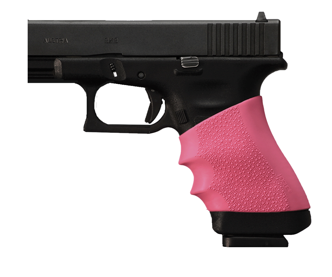 Hogue 17007 HandAll Universal Full Size Grip Sleeve Textured Pink Rubber