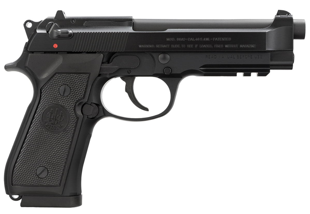 Beretta USA J9A4F10 96A1 40 S&amp;W 4.90&quot; Barrel 12+1, Black Bruniton Alloy Frame, Serrated Steel Slide &amp; Polymer Grip