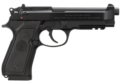 Beretta USA J9A4F10 96A1 40 S&amp;W 4.90&quot; Barrel 12+1, Black Bruniton Alloy Frame, Serrated Steel Slide &amp; Polymer Grip