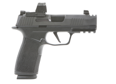 Sig Sauer 365XCA9COMPRXZE P365 XMacro 9mm 17+1 3.10&quot; Black Barrel, Black Nitron Stainless Steel Frame w/Picatinny Rail, Black X-Macro Polymer Grips Features Romeo Zero Elite