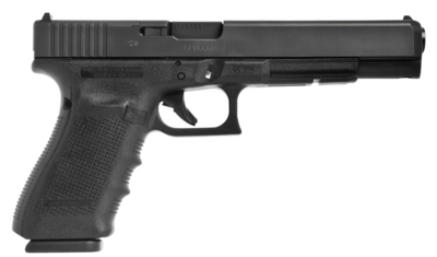Glock UG4030101MOS G40 Gen4 MOS 10mm Auto 6.02&quot; Barrel 10+1, Black Frame &amp; MOS Long Steel Slide, Finger Grooved Rough Texture Grip, Modular Backstrap, Reversible Mag. Catch, Safe Action Trigger, Optic