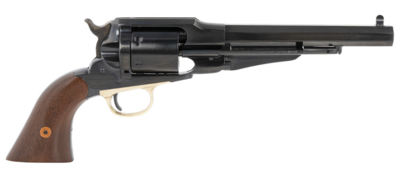 Cimarron CA1010 1858 New Model Army 38 Special 6rd 7.37&quot; Blued Steel Barrel, Cylinder &amp; Frame, Dovetail Front/Notch Rear Sights, Ejector Rods, Walnut Grips